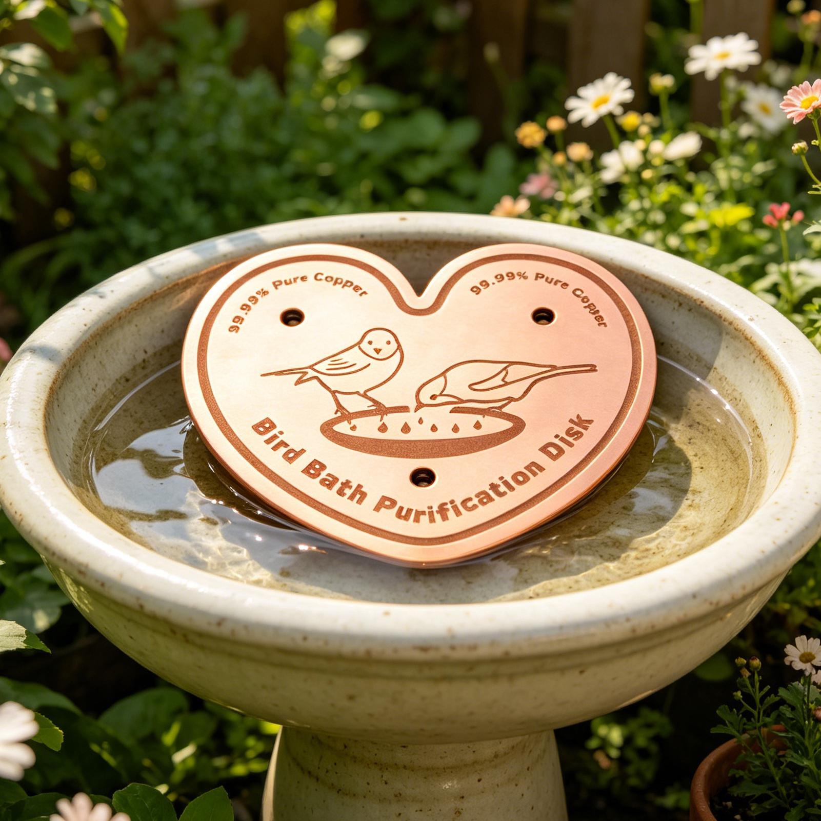 Farming & Agriculture Word Stacks - Bird Bath Cleaner Disc Solid Metal