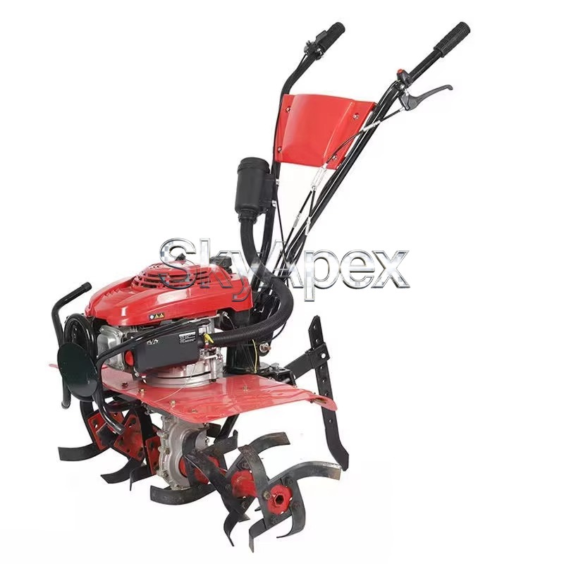Soil Tilling Cultivator - Four Stroke Mini Farm Cultivator Multifunctional