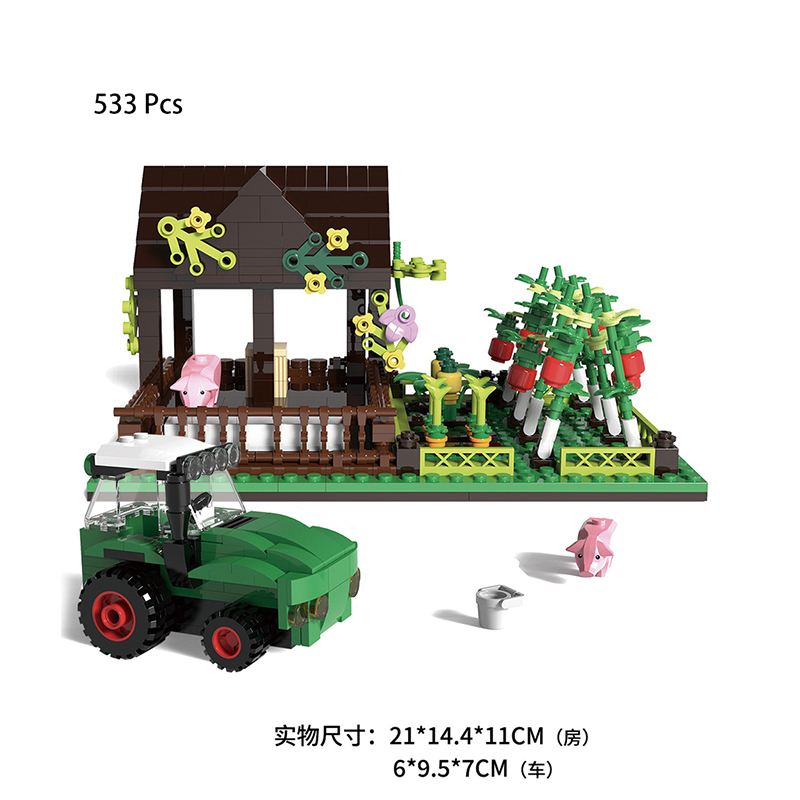 Is Farming Under Agriculture - Happy Ranch MOC Building Blocks Toys