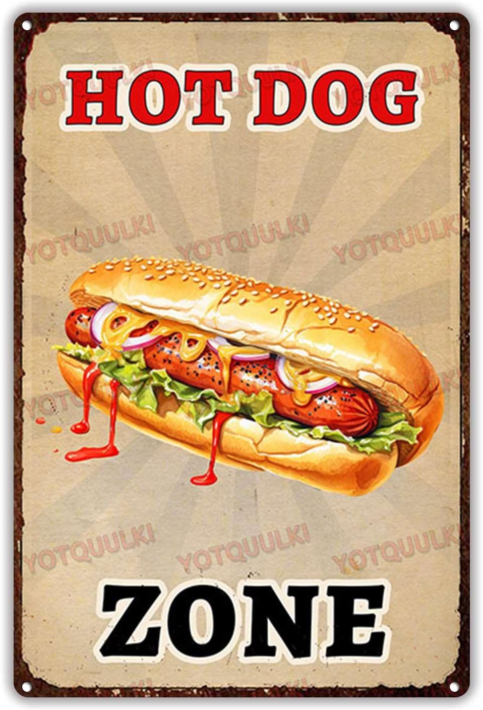 Farming Zone - Hot Dog Zone Wall Art Canvas