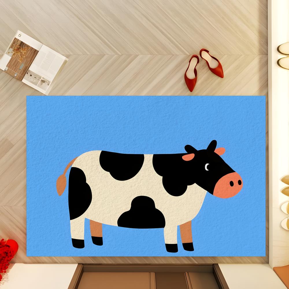 Cow Mat Rubber - Floor Mat Diatomaceous Earth Bath Mat,