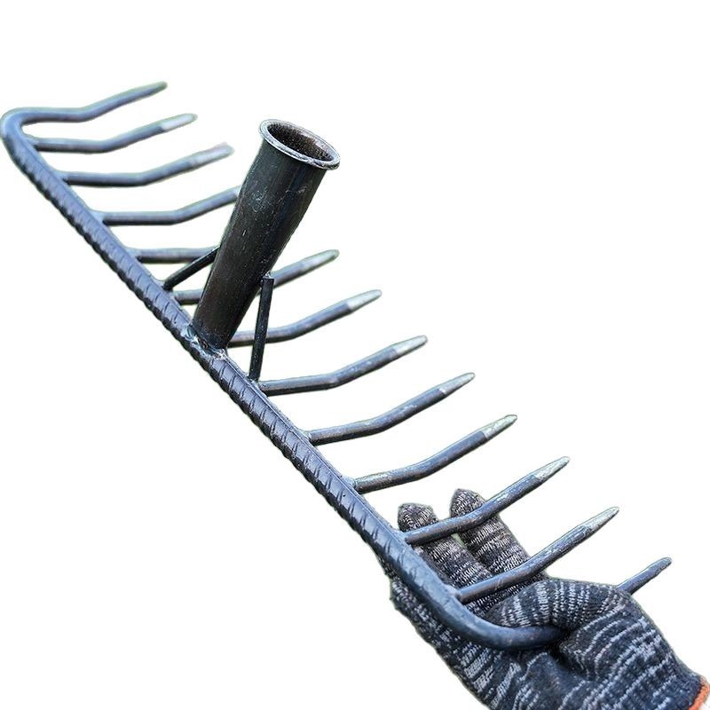 7/9/11 teeth Steel Garden Rake - Soil Tilling Cultivator ulasan dan harga