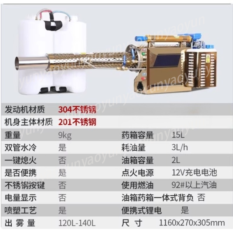 High Pressure Cold Fog Machine - Crop Sprayer Backpack ulasan dan harga