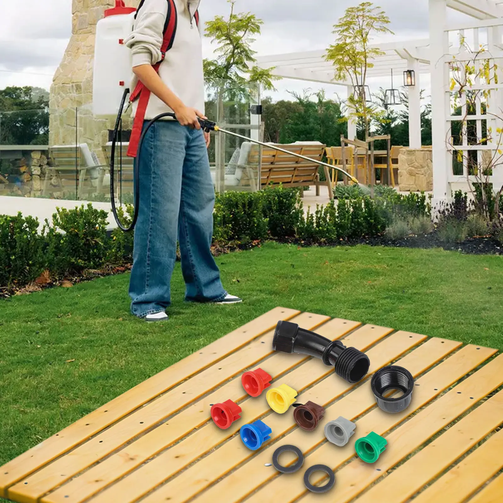 110 Degree Wide Angle Fan Nozz - Crop Sprayer Backpack ulasan dan harga