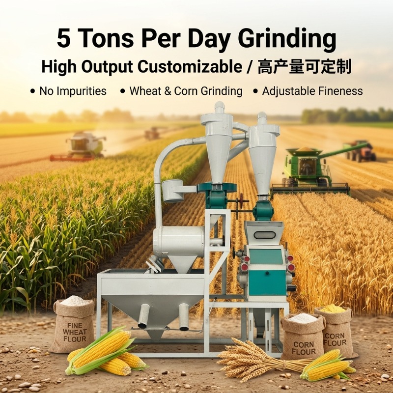 Horizontal Corn Wheat Flour Mi - Farming Zone ulasan dan harga