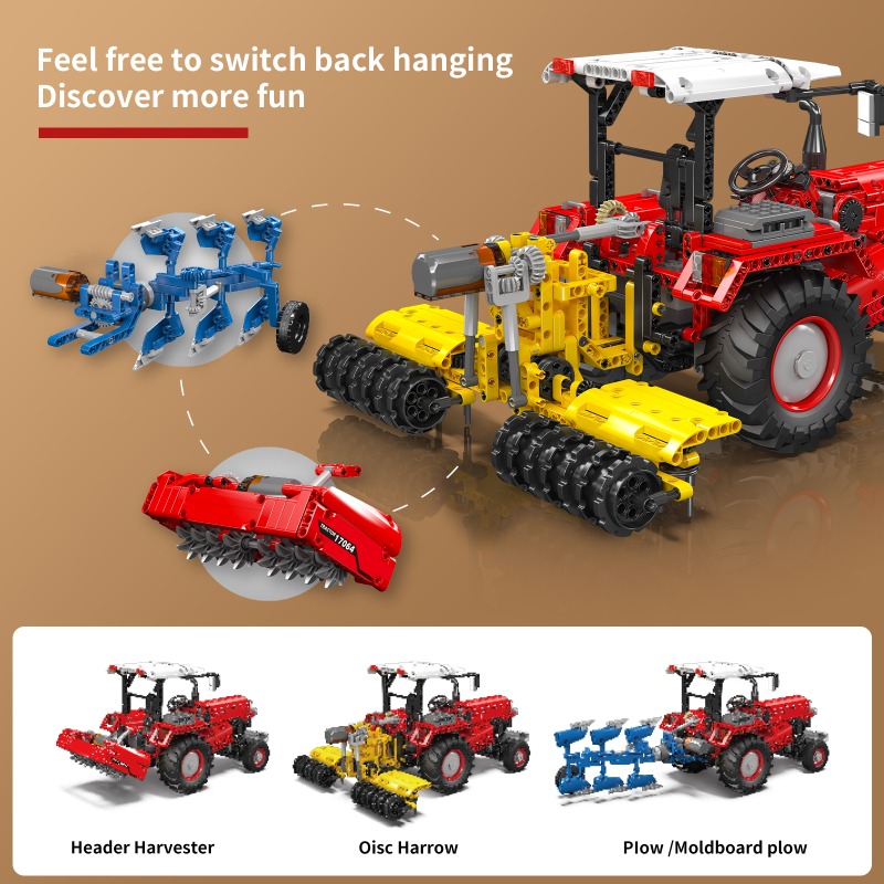 Mould King 17064 1857pcs Agric - Is Farming Under Agriculture ulasan dan harga
