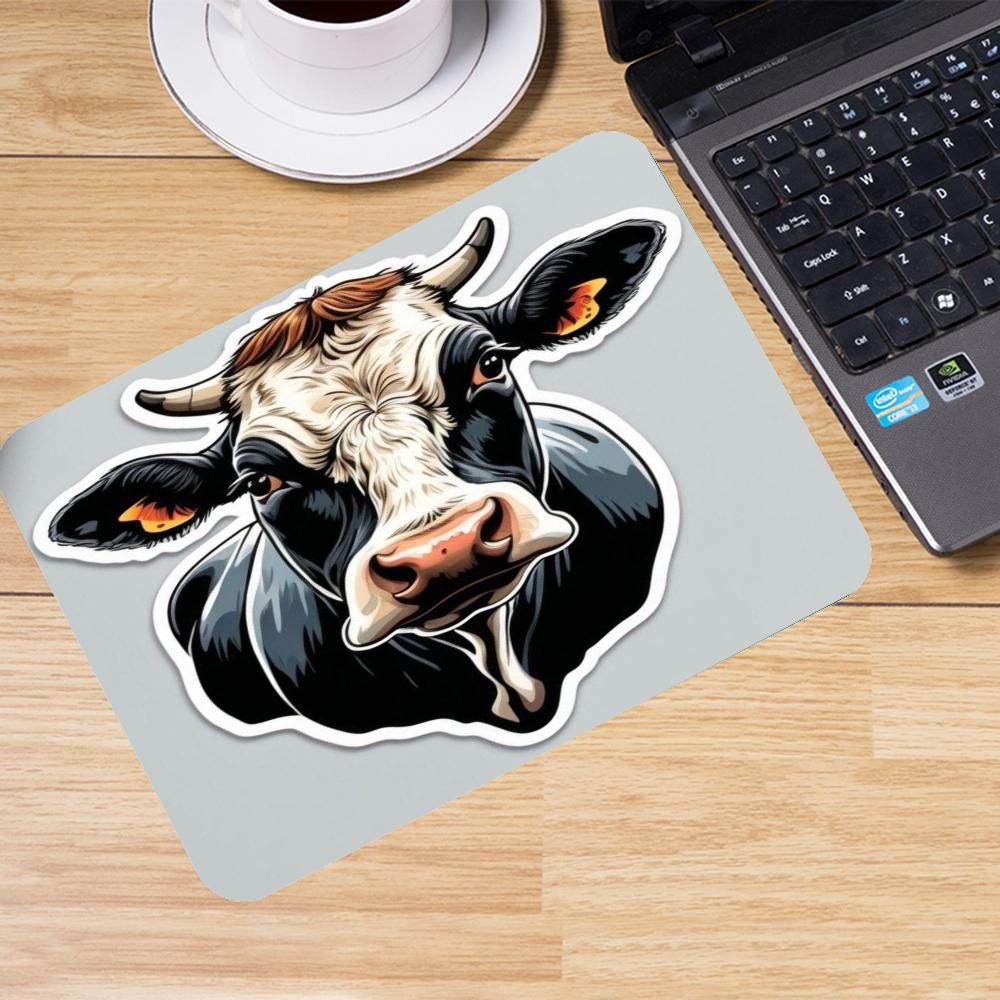 Cartoon Cool Cow Gaming Playma - Cow Mat Rubber ulasan dan harga