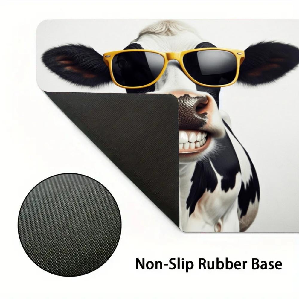 Cartoon Cool Cow Gaming Playma - Cow Mat Rubber ulasan dan harga
