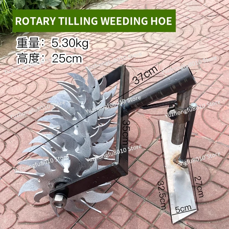 New Cyclone Wheel Hand Push We - Soil Tilling Cultivator ulasan dan harga