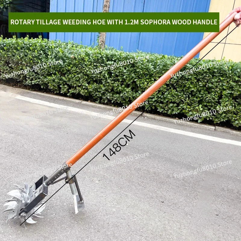 New Cyclone Wheel Hand Push We - Soil Tilling Cultivator ulasan dan harga
