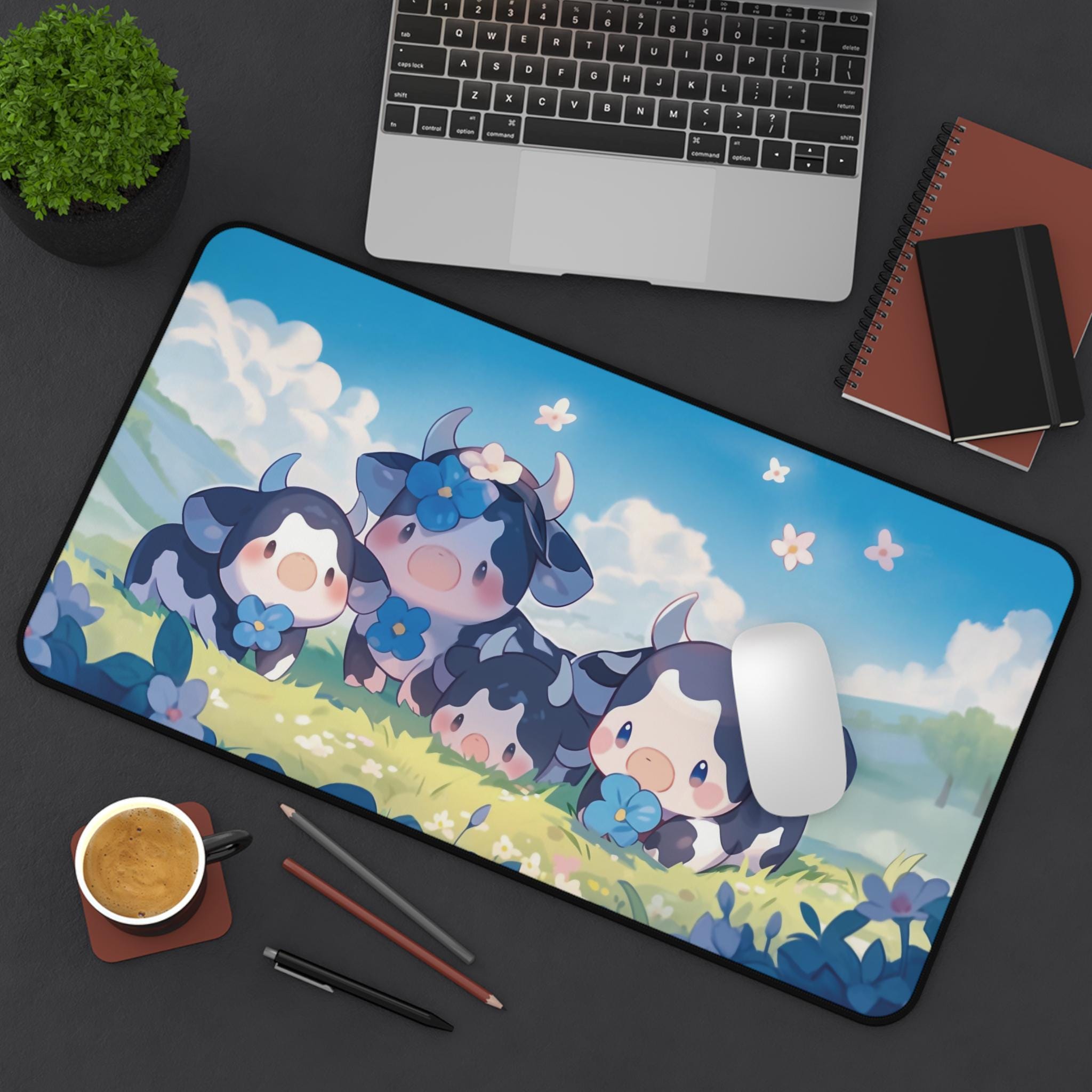 Cute Cow Table Pad, Cute Cow P - Cow Mat Rubber ulasan dan harga