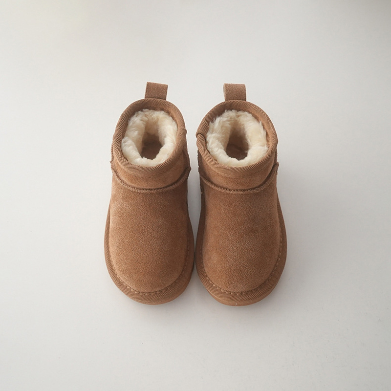 Children Winter Snow Boots Bab - Cow Mat Rubber ulasan dan harga