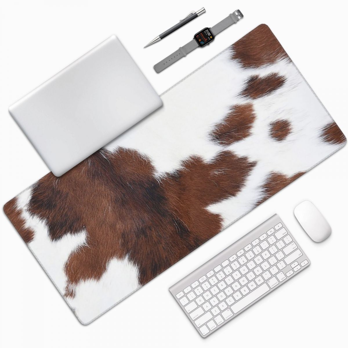 Large Mouse Pad Cow Skin Patte - Cow Mat Rubber ulasan dan harga