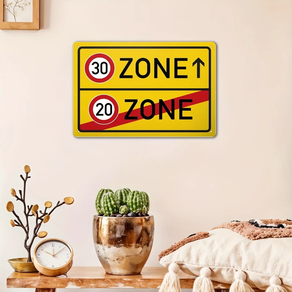 Tin Sign - 30 20 Speed Limit Z - Farming Zone ulasan dan harga