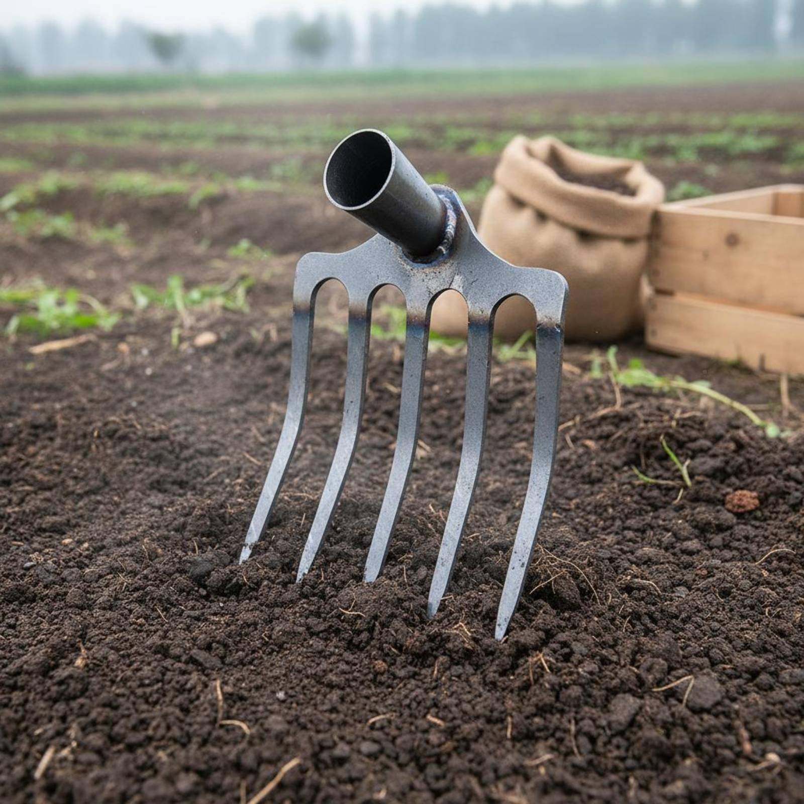 Steel Tilling Rake Head Sharp  - Soil Tilling Cultivator ulasan dan harga