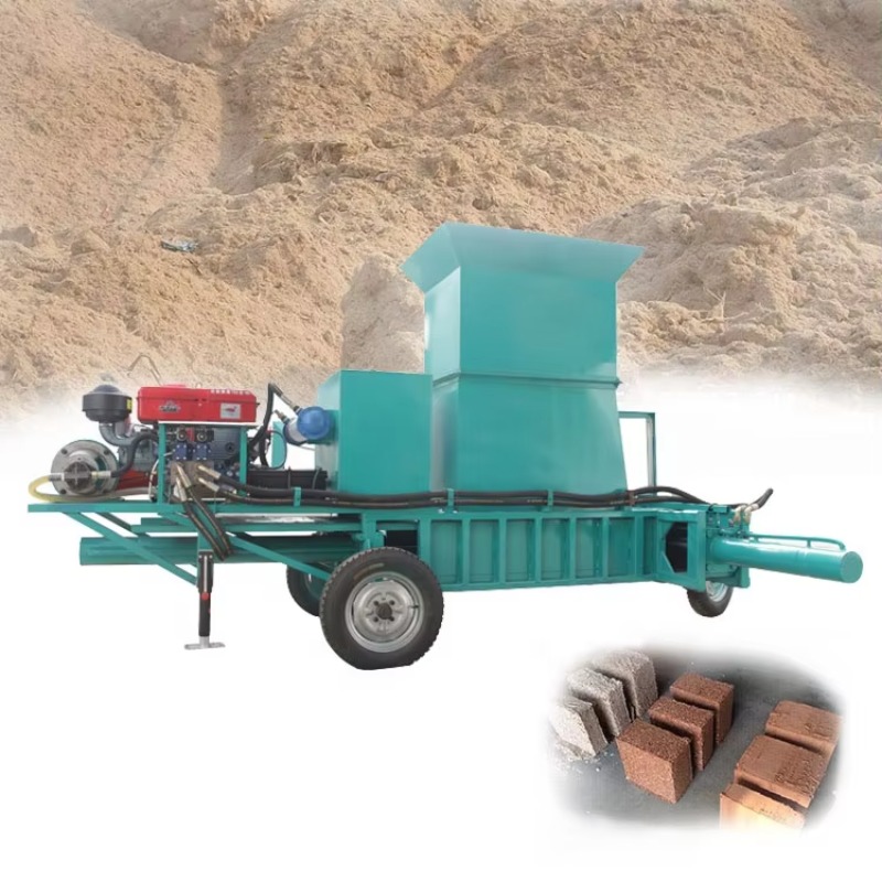Mobile Diesel Hydraulic Alfalf - Silage Baler Machine ulasan dan harga