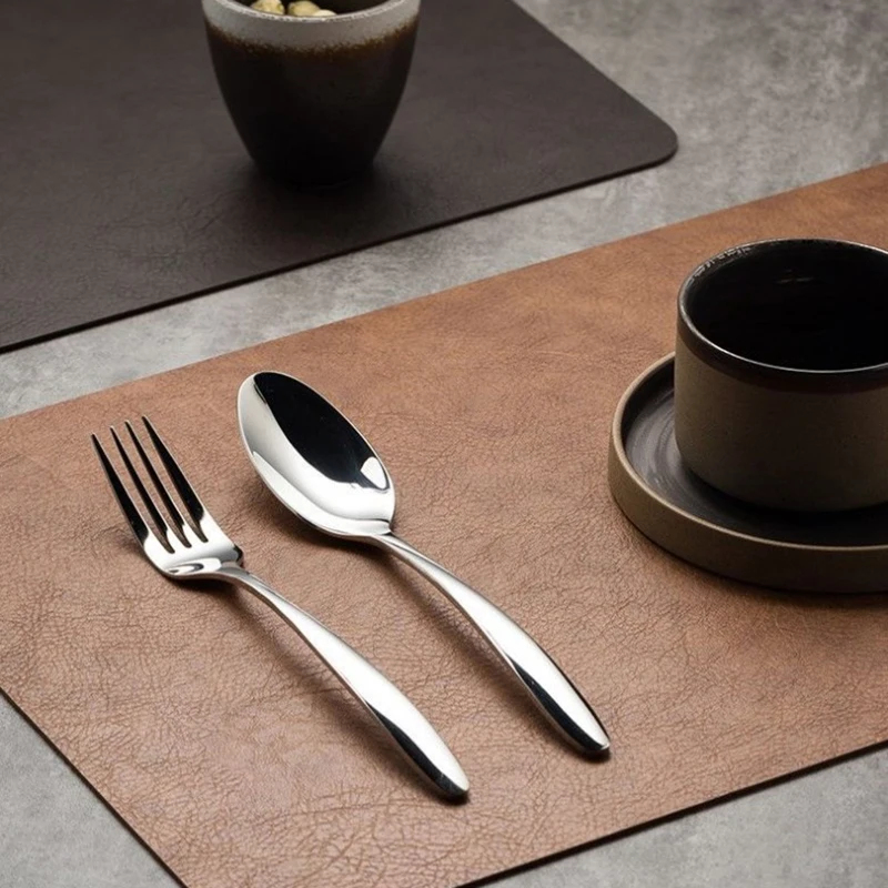 Reusable Leather Table Mat For - Cow Mat Rubber ulasan dan harga