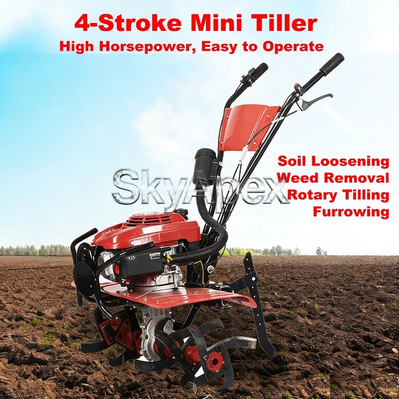 Four Stroke Mini Farm Cultivat - Soil Tilling Cultivator ulasan dan harga