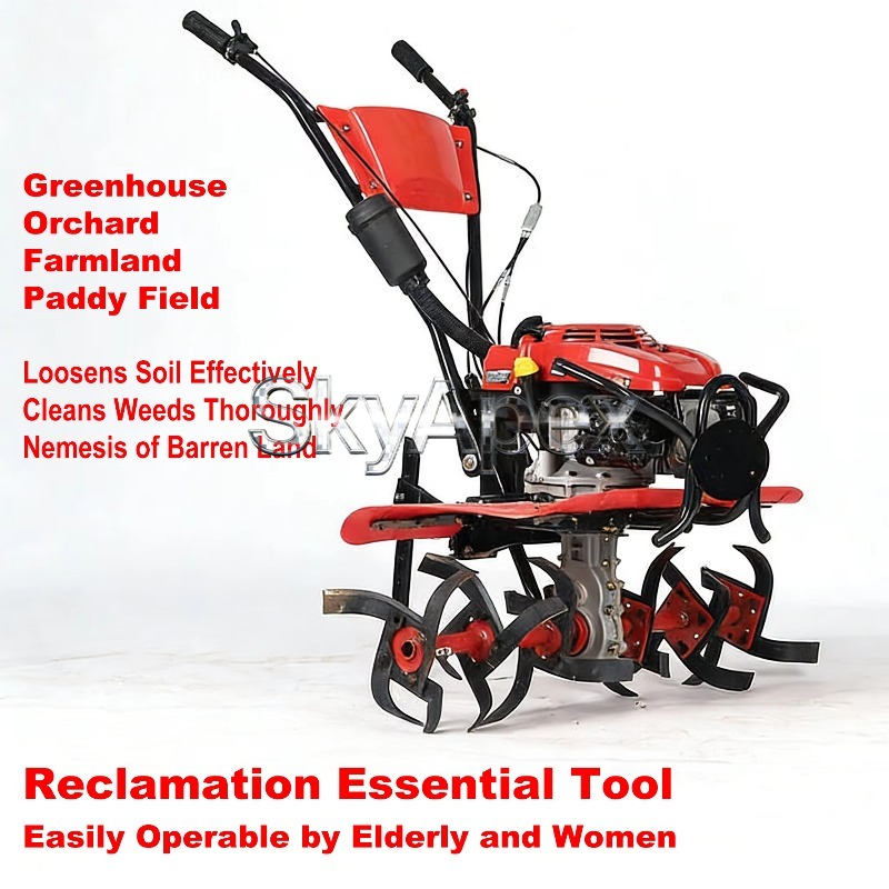 Four Stroke Mini Farm Cultivat - Soil Tilling Cultivator ulasan dan harga