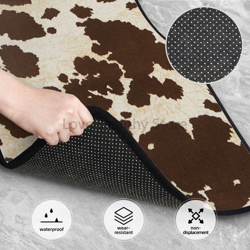 Cow Car Floor Mats Set of 4 Br - Cow Mat Rubber ulasan dan harga