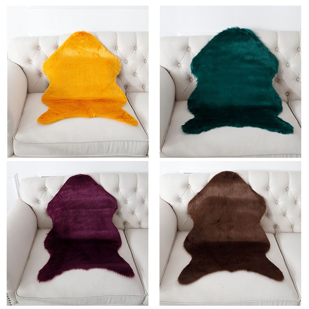 40x60cm Carpet Plush Soft Shee - Cow Mat Rubber ulasan dan harga