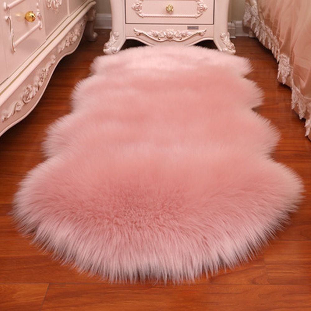 Artificial Sheepskin Long Hair - Cow Mat Rubber ulasan dan harga