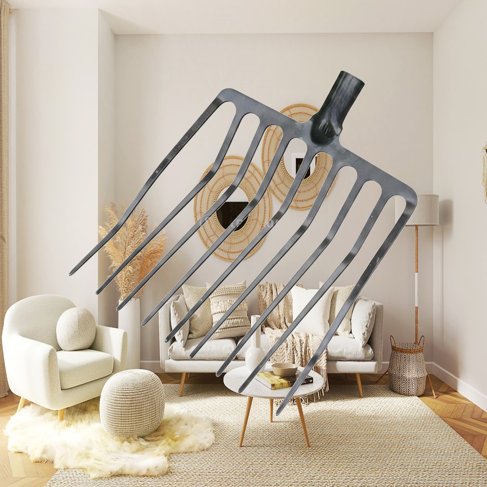 Single Piece Agricultural Fork - Farming Agriculture & Cooking ulasan dan harga
